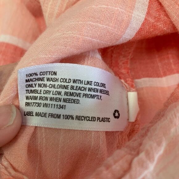 Merlona Pink and White Tunic, Size M - Picture 7 of 8